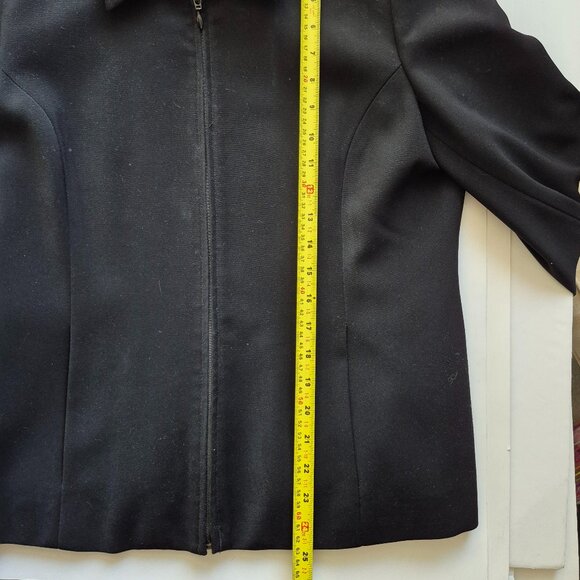 Black Zippered Jacket - Picture 5 of 5